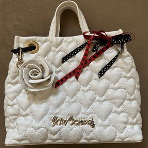 Betsy Johnson Bucket bag and matching Quilted Wallet